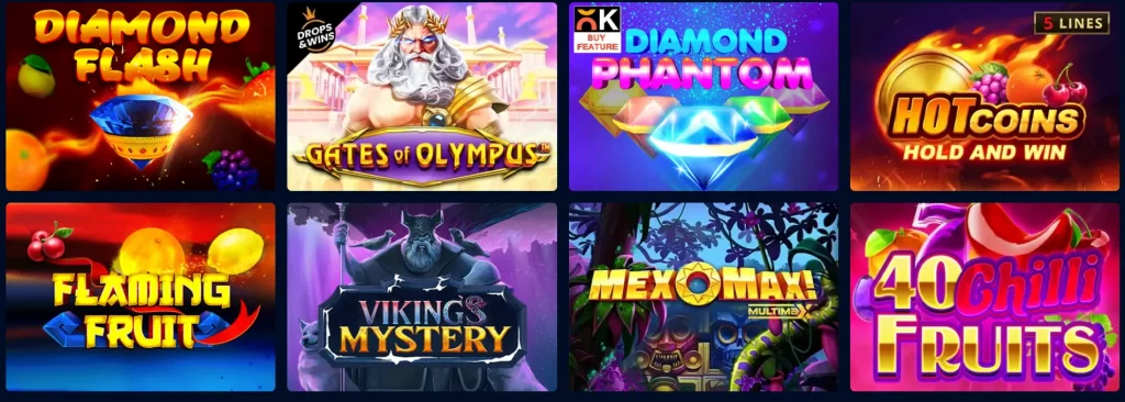 Популярні ігрові автомати Vbet