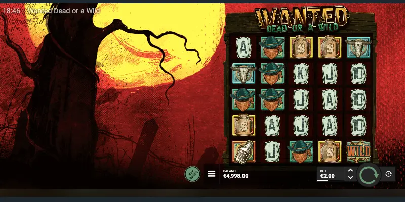 Символи слота Wanted Dead or a Wild
