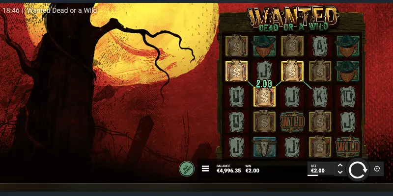 Бонусні функції ігрового автомата Wanted Dead or a Wild