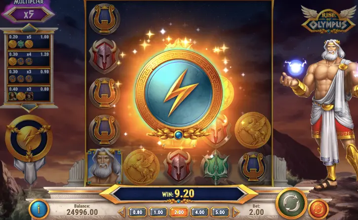 Символи слота Rise of Olympus