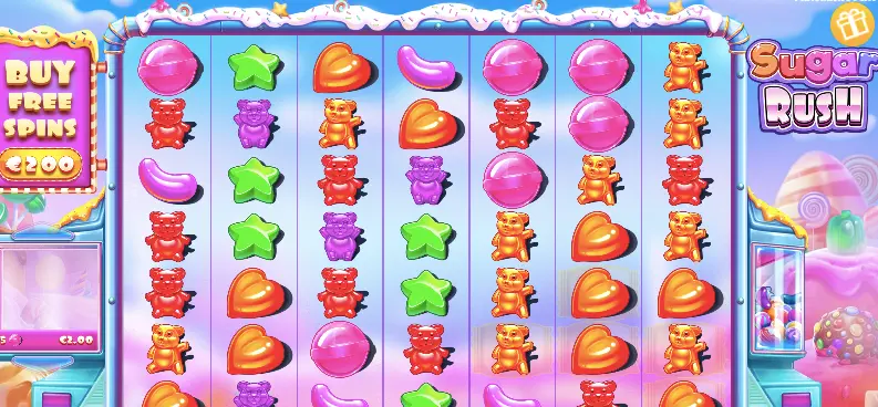 Бонусні функції ігрового автомата Sugar Rush