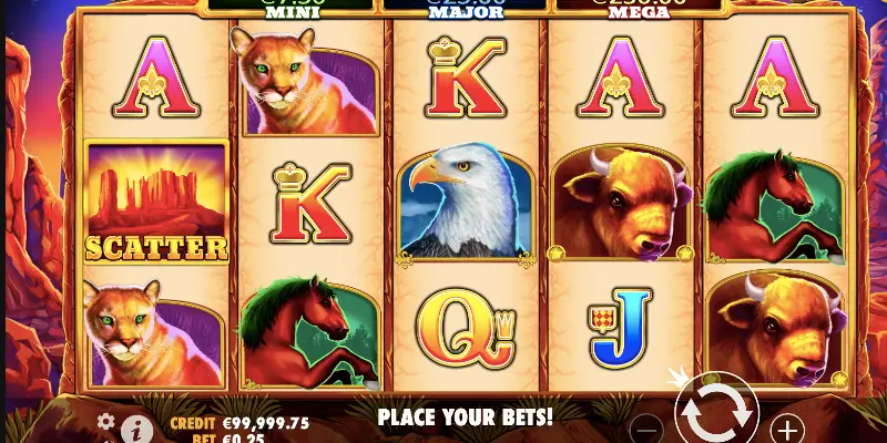 Символи слота Wolf Gold