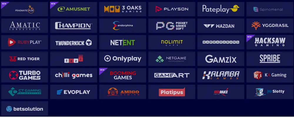 Провайдери Сasino ua