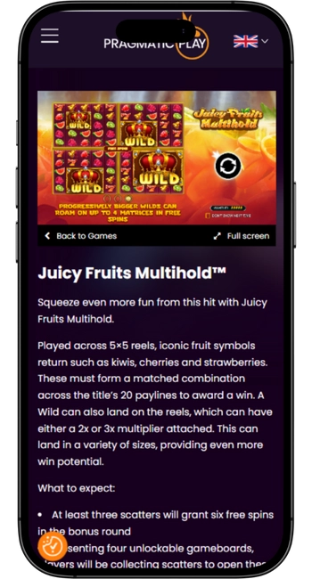 характеристики фруктових слотів 1