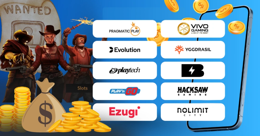 провайдери слотів про Дикий Захід