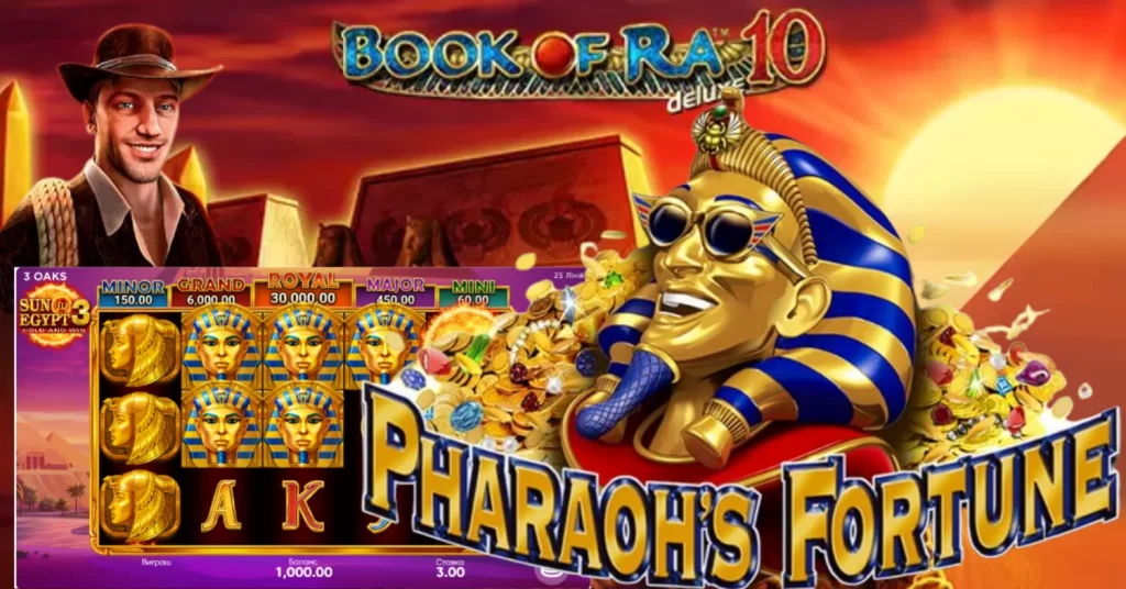 топ ігрових автоматів в стилі фараони